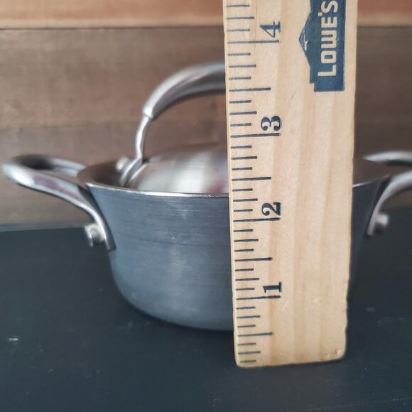 Technique 1/2 Qt Pot & Lid Hard-Anodized Non-Stick NSF Thailand Made #000353 - Picture 8 of 9